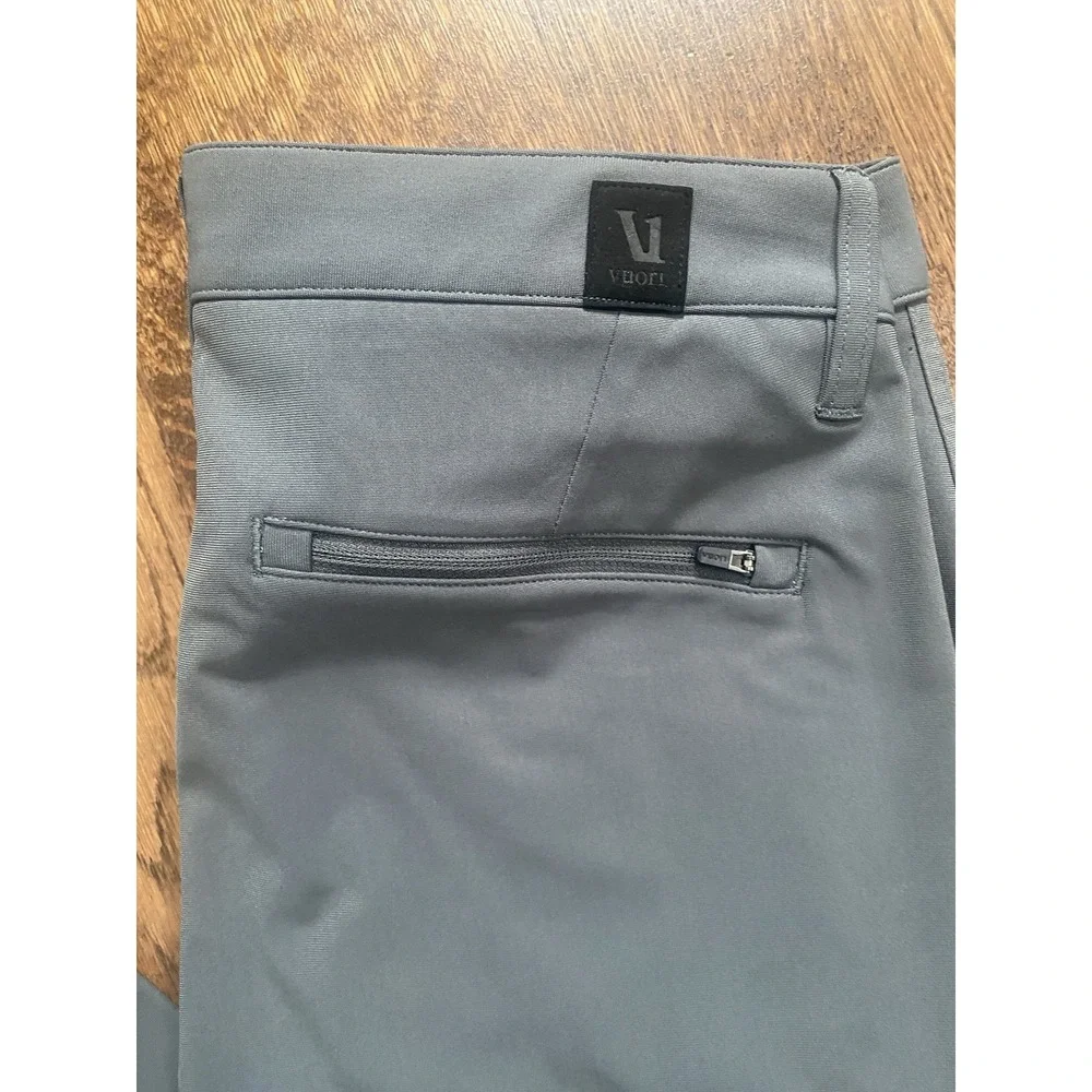 Vuori Pants Mens Meta Cargo Comfort Stretch V451 Grey 34x29 Ankle Work Capsule